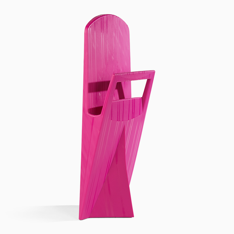 Eccopanta gessato bedroom coat stand - fuchsia 1